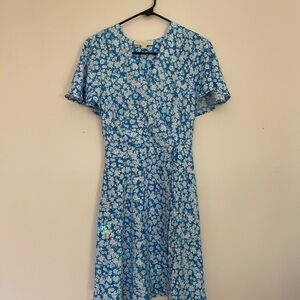 Floral Blue Dress